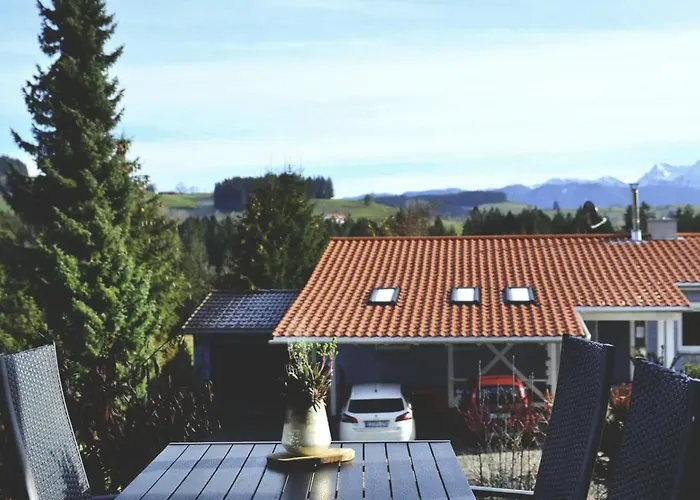 Sunset Club - Alpenblick - Sauna - Parkplatz Daire Oberreute